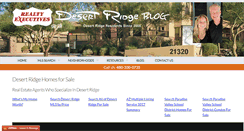 Desktop Screenshot of desertridgeblog.com